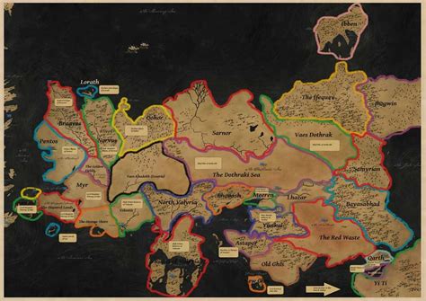 Game-of-Thrones-Posters-Antique-World-Map-of-Westeros-Esso…, 54% OFF