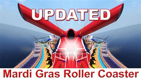 Carnival Mardi Gras BOLT Roller Coaster Full story - YouTube