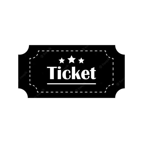 Premium Vector | Ticket icon logo vector design template