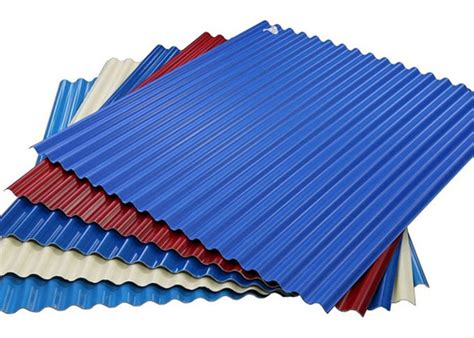 Galvanized Ppgi Colour Coated Sheets Corrugated Steel Panels For Roof / Wall