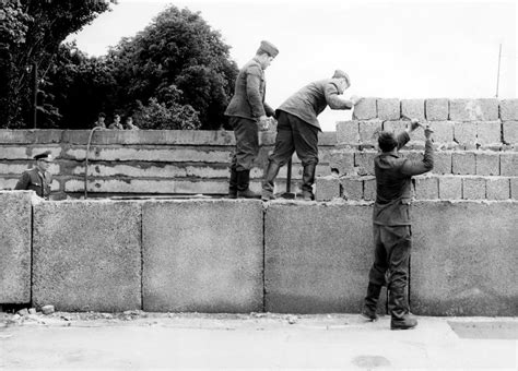 July 5, 1962 — On Berlin's Bernauer Street, the Volkspolice built a ...