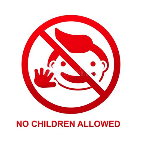 No Children Clipart Borderline