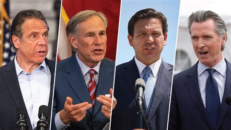 Cuomo, DeSantis, Abbott and Newsom Share 1 Thing, Poll Numbers / Twitter