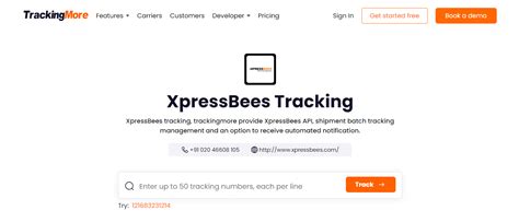 XpressBees Tracking | XpressBees Tracking India - TrackingMore