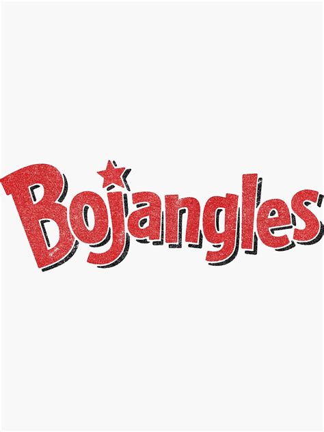 "Bojangles - Vintage Faded Texture Logo" Sticker for Sale by sticker ...