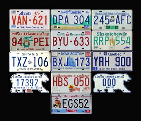 Accessories, Parts & Display CANADIAN PROVINCIAL LICENSE PLATE DECALS 1 ...