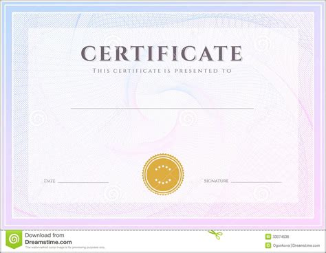 8th Grade Graduation Certificate Template Free - Resume Example Gallery