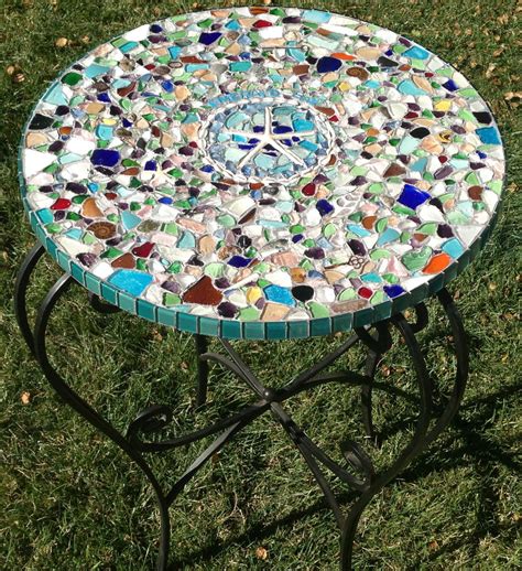 Sea Glass Mosaic Tabletop : 10 Steps (with Pictures) - Instructables