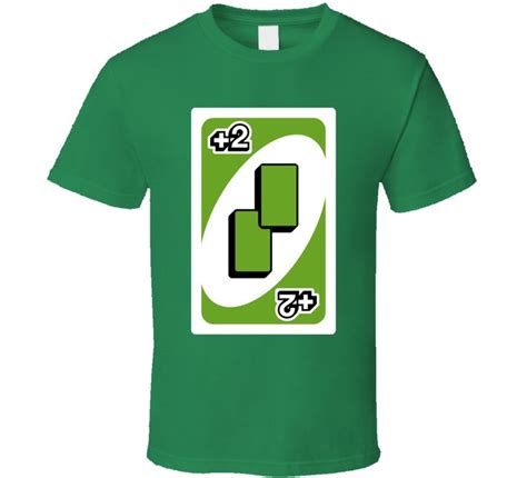 Draw Two 2 Green Uno Card Game Fan Halloween Fancy Dress T Shirt | Halloween fancy dress, T ...