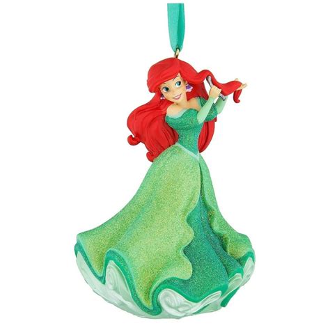 Disney Parks Ariel with Fork 3D Glitter Christmas Ornament New with Tags - Walmart.com - Walmart.com