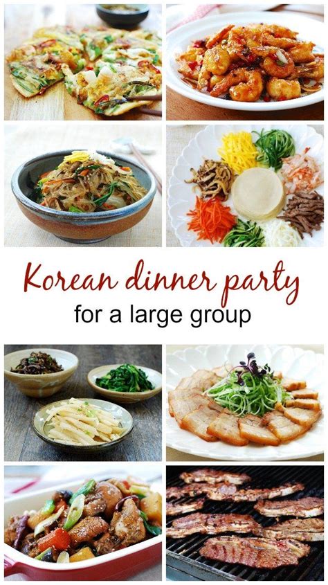 Korean Dinner Party Menu Ideas - Korean Bapsang | South korean food, Dinner party recipes, Asian ...