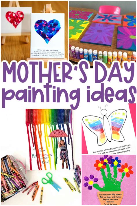 Mother's Day Painting Ideas - Messy Little Monster