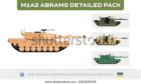 4 Versions M1a2 Abrams Different Camouflage Stock Vector (Royalty Free) 2263329635 | Shutterstock