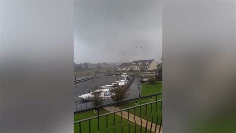 Watch ‘tornado’ sweep through Irish village destroying homes and cars | News | Independent TV