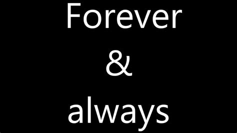 Parachute - Forever and Always - Lyrics - YouTube