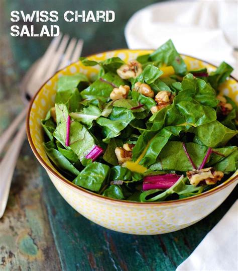 Swiss Chard Salad with Toasted Walnuts – Steph Gaudreau