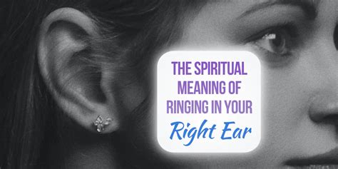 12 Ringing In The Right Ear Spiritual Meanings [Explained] | Simply Symbolism