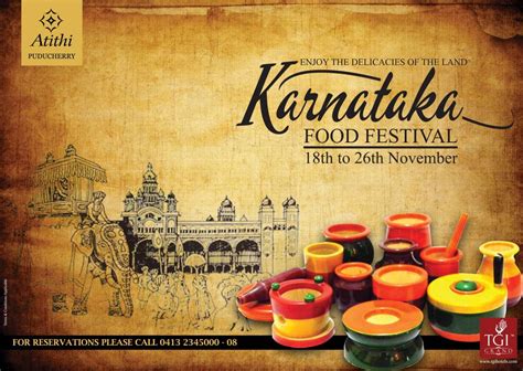 Karnataka food festival | TGI Hotels and Resorts | Hotel Management Company