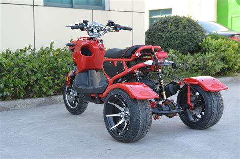 Buy 2019 Boom Ruckus Styled Trike Moped Scooter 3 wheeler -BD50QT-3ATW ...