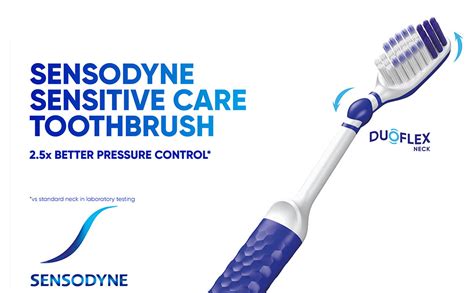 Sensodyne Sensitive Care Soft Toothbrush - 4 Pack for Optimal Oral Comfort