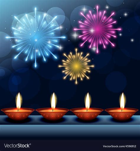 Beautiful happy diwali background Royalty Free Vector Image