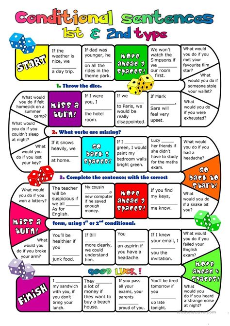 One-click print document | Conditional sentence, English grammar, English grammar games