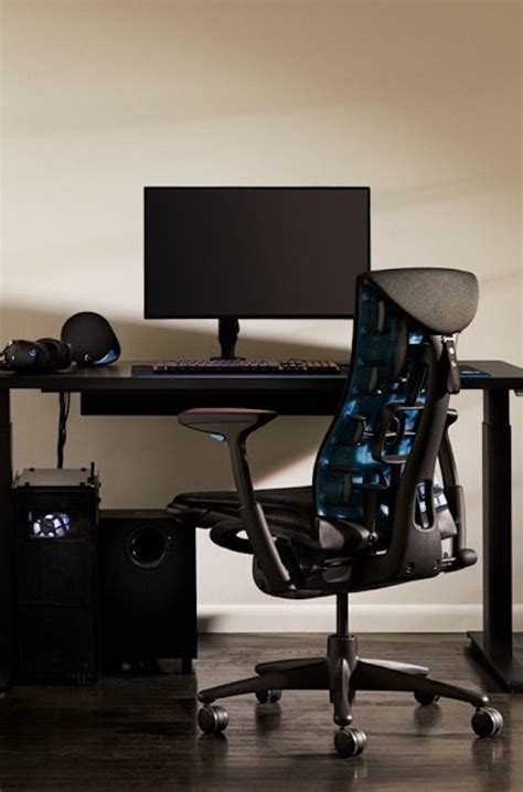 Herman Miller x Logitech G Embody Gaming Chair adjustable seat is ergonomically designed