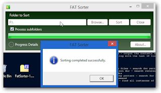 WeB LoG'S JuUiER: FAT Sorter in Ubuntu