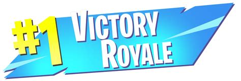 1 Victory Royale Png Logo Transparent High Resolution