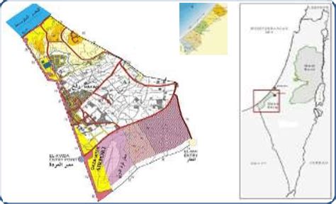 Location map of the study area (Rafah Governorates) | Download ...