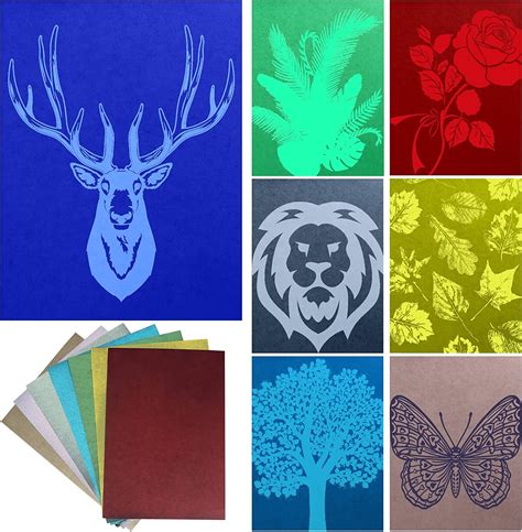 Amazon.com : 70 Sheets Cyanotype Paper 8.3 x 5.9 Inch Colorful Sun ...
