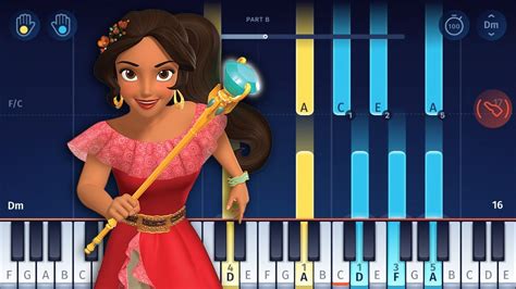 Elena of Avalor - Theme Song - Easy Piano Tutorial - YouTube