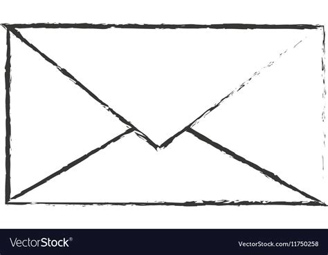 Isolated email envelope design Royalty Free Vector Image