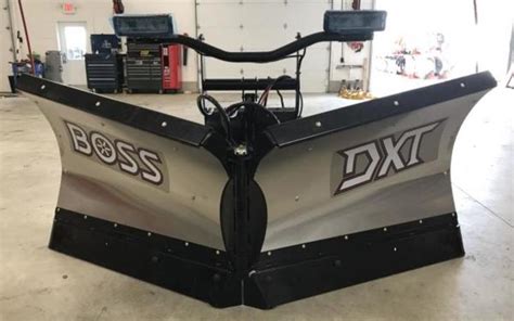 2020 BOSS Snowplow DXT V-Plow 8'2" Stainless | B.H. Trailers and Plows