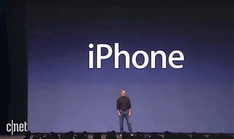 Steve Jobs unveils the iPhone - Video | ZDNET