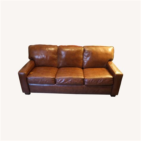 Wayfair Leather Sleeper Sofa - AptDeco