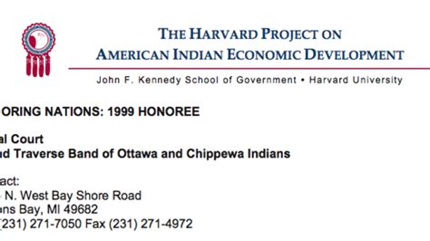 Grand Traverse Band of Ottawa and Chippewa Indians Constitution | NNI Database