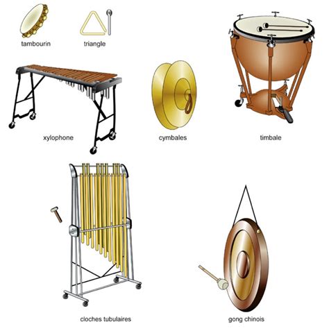 Le schtroumpf collégien: Les Instruments à Percussion