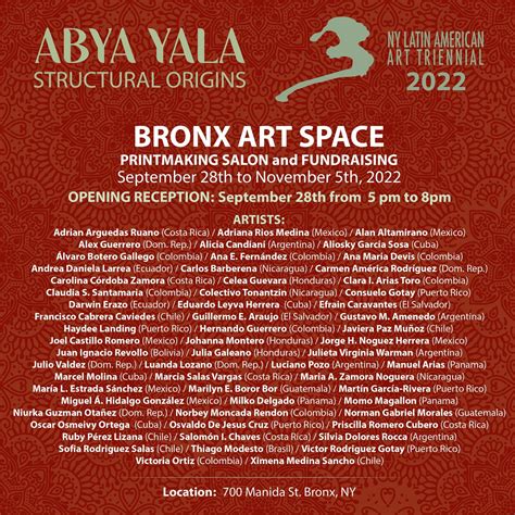 Abya Yala: Structural Origins - Exhibition at BronxArtSpace in New York