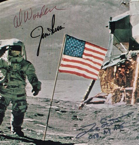 Apollo 15 Crew autographed Litho