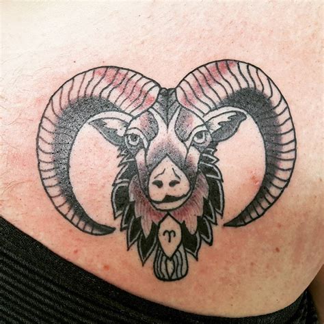 55 Best Aries Symbol Tattoo Designs - Do You Believe in Astrology?(2019)