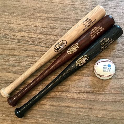 Personalized Louisville Slugger 18" Mini Baseball Bat - The Man Registry