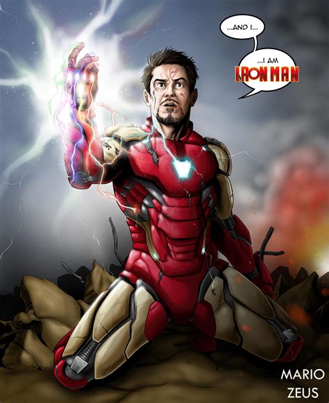 IRON MAN SNAPPING HIS FINGERS! A fanart i did last month, hope you like it! Check me out on ...