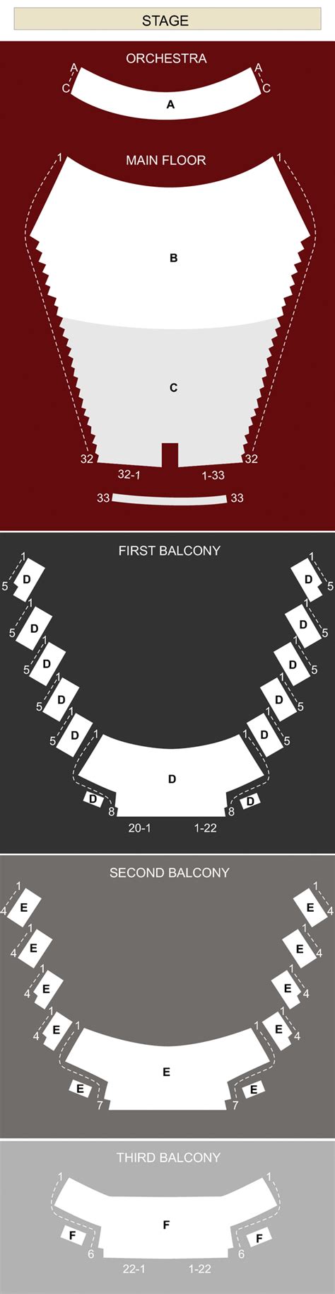 Stephens Auditorium, Ames, IA - Seating Chart & Stage - Ames Theater