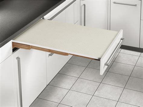 RAPID Pull-Out Tables / Self Supporting / Load Bearing Capacity 100 kg