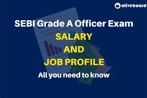 SEBI Grade A Officer Salary and Job Profile - All you need to know