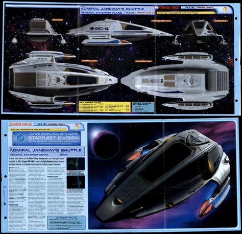 Admiral Janeways Shuttle Gen. Exterior Plans - Runabouts & Shuttles ...