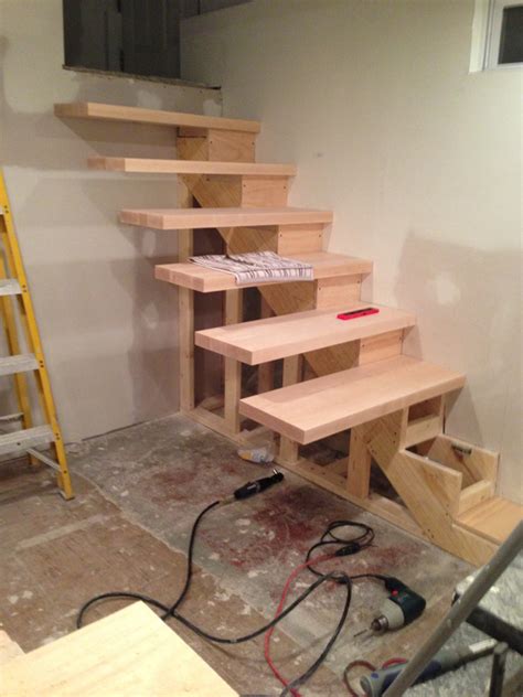 How to build floating stairs step by step - Handy Father, LLC