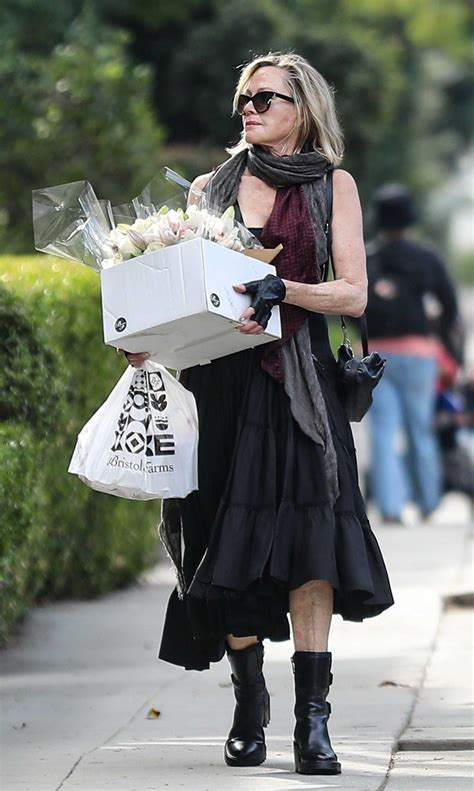 Melanie Griffith in a Black Dress Was Seen Out in Beverly Hills – Celeb ...