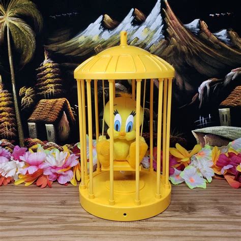 1998 TALKING Tweety Bird in 12 Cage Motion-activated | Etsy | Tweety ...